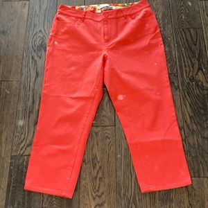 Cold Water Creek Coral Capris
